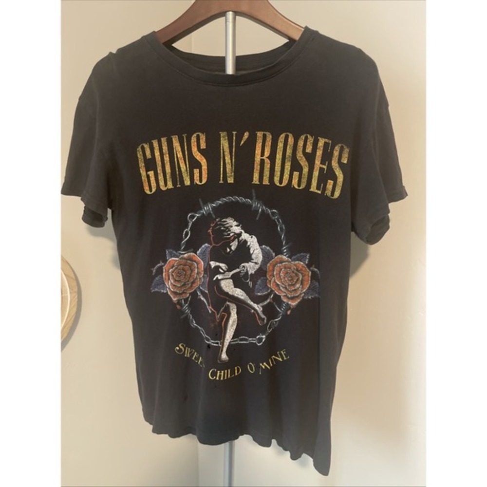 Guns N' Roses‎ Sweet Child of Mine Black Short Sleeve Cotton T-Shirt Unisex M